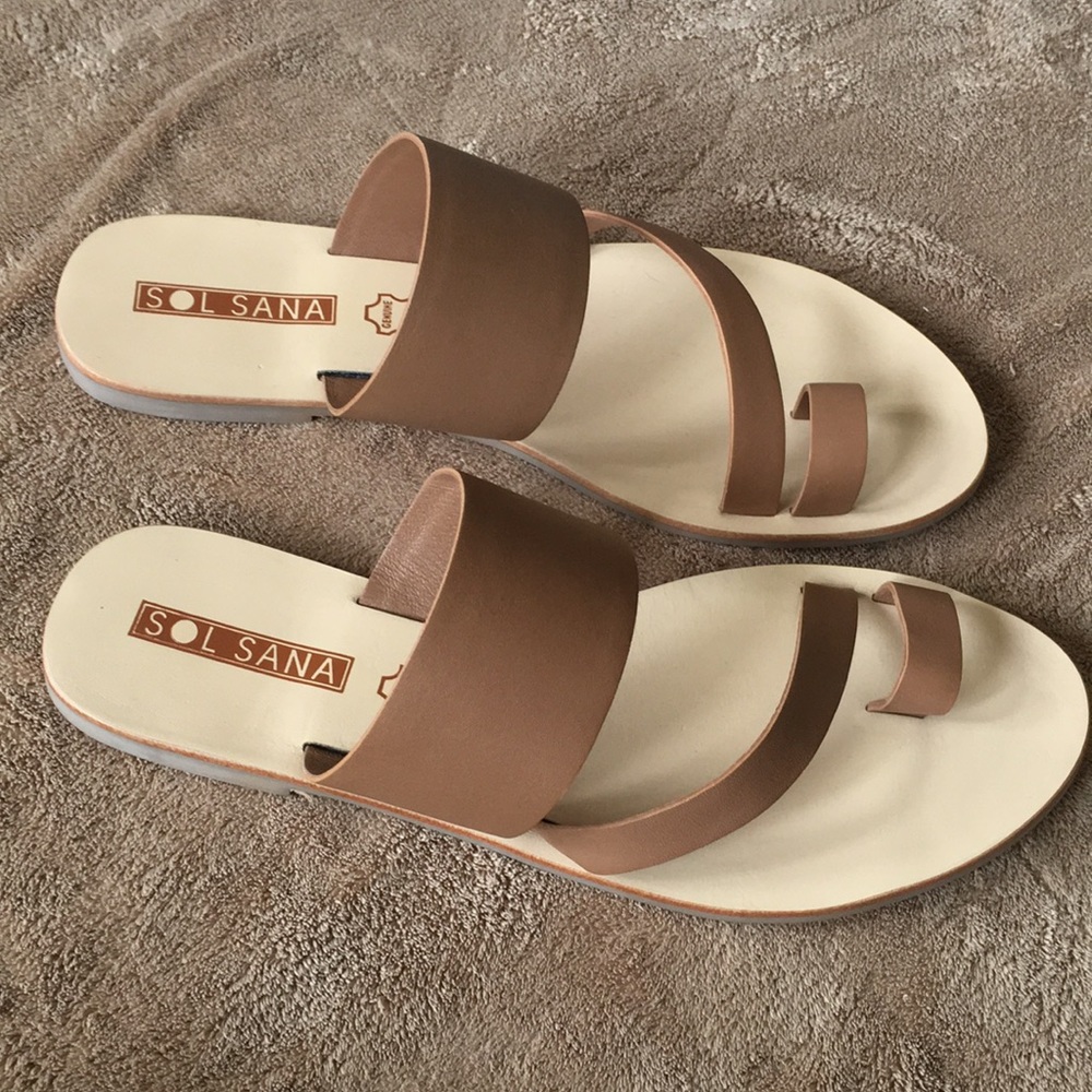 Solsana leather Sandals size 39